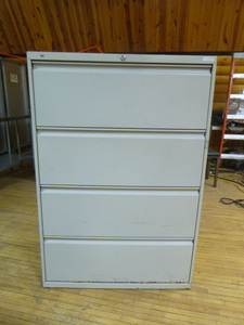 lot 44 image: 4-Drawer Lateral File Cabinet