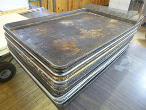 lot 54 image: 18 Perforated Full Size Sheet Pans
