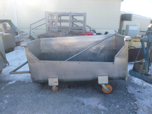 lot 64 image: Stainless Steel Dough Trough