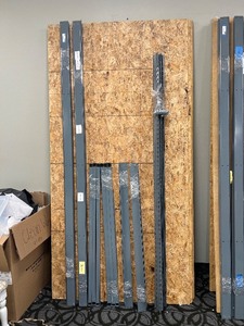 lot 2 image: Industrial Steel Warehouse Shelving Rack - Storage Unit #2 - CONTENTS NOT INCLUDED - 2 with two Tiers