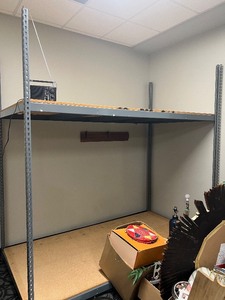 lot 4 image: Industrial Steel Warehouse Shelving Rack - Storage Unit #4 - CONTENTS NOT INCLUDED - Single Unit