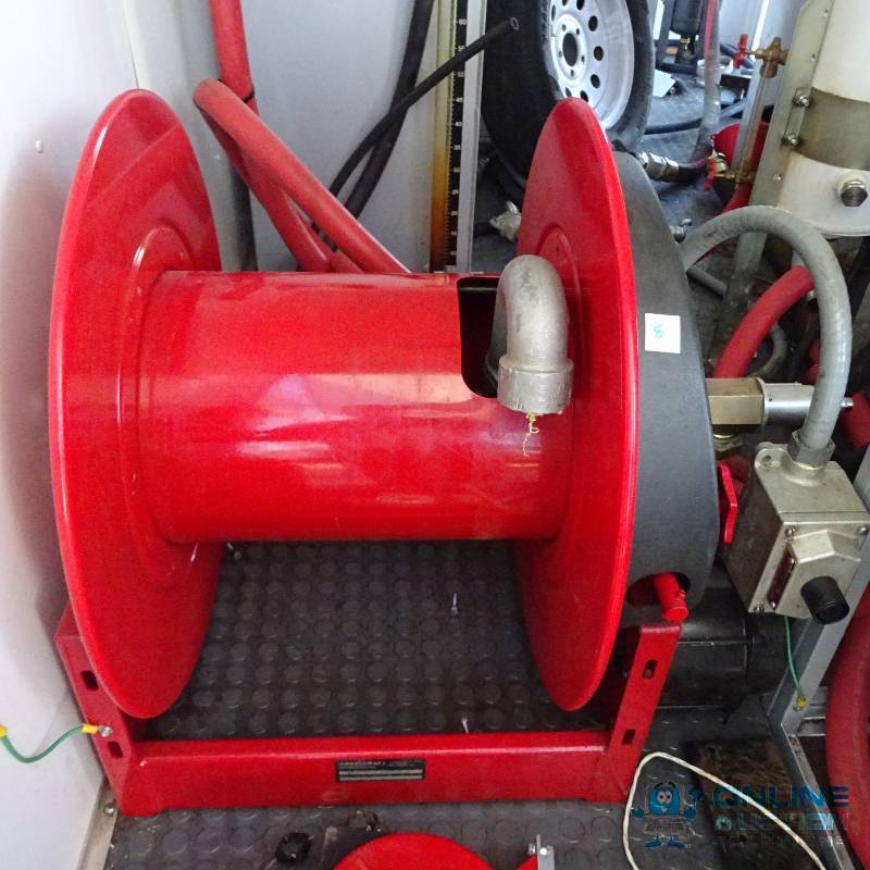 lot 8 image: Hose reel.