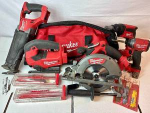 lot 58 image: Milwaukee Fuel 18V Cordless Tool Bundle