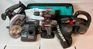 lot 59 image: Craftsman 19.2V Cordless Tool Collection
