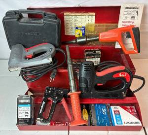 lot 89 image: Power Driver and Stapler Package