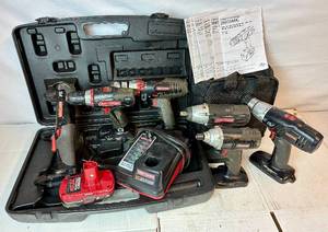 lot 60 image: Craftsman 19.2V Cordless Tool Bundle