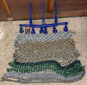 lot 73 image: Chain and Load Binder Bundle