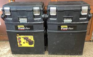 lot 52 image: Two Stanley Fat Max 4-in-1 Mobile Work Stations