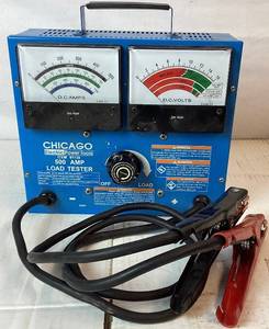 lot 97 image: Chicago Electric Power Tools 500 AMP Load Tester #91129