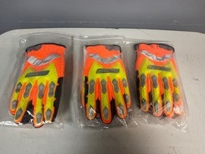 lot 7 image: XL Iron Clad Impact Work Gloves (Qty 3) NEW