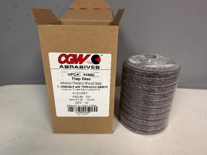 lot 11 image: CGW Abrasives eXtreme II Flap Discs (New) Qty 10