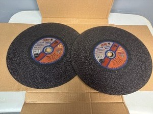 lot 34 image: CGW Chop Saw Cut-Off Wheel 35670 14 x 332 x 1 (Qty 2)