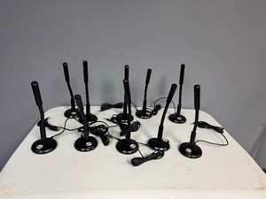 lot 55 image: DesktopPodium Gooseneck Microphones (Qty 10)