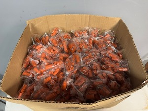 lot 60 image: Box of Wire Nuts (Twist-on Electrical Wire Connectors) - New