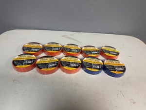 lot 72 image: Power Phase General Purpose Vinyl Electrical Tape 34 inch x 66 feet (Qty 10)