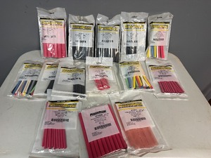 lot 74 image: Power Phase Heat Shrink Tubing - Various Sizes (Qty 11-10 each, Qty 3-21 each)
