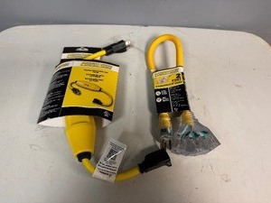 lot 75 image: Power Phase Cord Set 18 and Powerblock Cord 2 ft