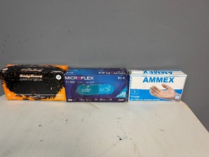 lot 79 image: Three Boxes of Gloves, Size Large