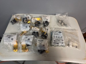 lot 80 image: Cush-A-Clamp (Qty 10) and Misc Hardware