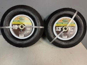 lot 40 image: Farm and Ranch 13 UtilityGeneral Purpose Tires Model FR-13S 410350-6 (Qty 2)