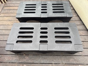 Plastic Dunnage Rack or Set Top Box 48" x 21.5" x 11.5" (Qty 2)