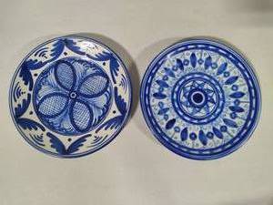 lot 60 image: Figas Hand PaintedSigned Hanging Plates