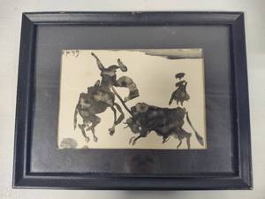 lot 100 image: Toros y Toreros Framed Lithograph by Picasso