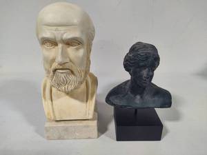 lot 78 image: Stone Sculpture Busts