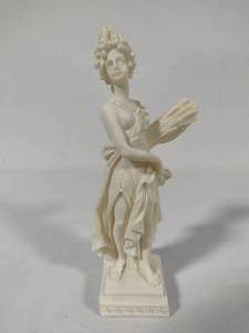 lot 84 image: Demeter Greek Goddess of the Harvest Alabaster Sculpture