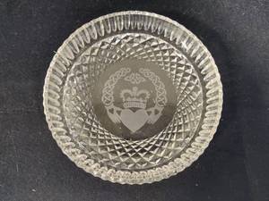 lot 213 image: Waterford Crystal Blarney Claddagh Bowl