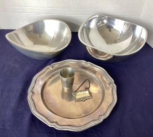 lot 18 image: Group of Nambe and Other Metalware