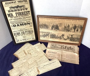 lot 33 image: Interesting Group of Antique Ephemera