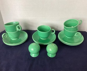 lot 51 image: Group of Light Green Fiestaware #1