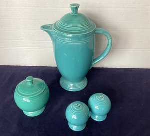 lot 52 image: Group of Turquoise Fiestaware