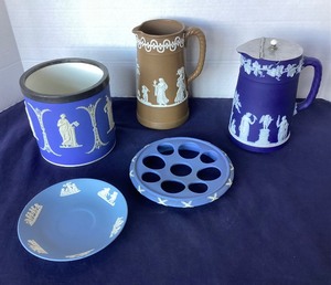 lot 63 image: Group of Assorted Wedgwood Jasperware