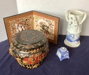 lot 140 image: Group of Assorted Asian Decorative Objects