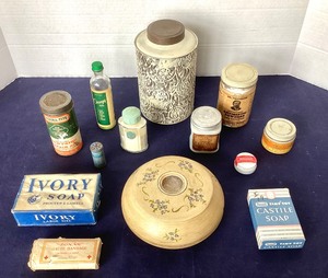 lot 197 image: Collection of Vintage Tins, Boxes and Jars