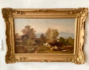 lot 151 image: Antique Scottish Landscape Painting