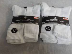 lot 208 image: 12 pair White Wear Proof Stockings...