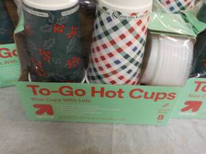 lot 215 image: 5 up and up 8 packs 16 oz Cups with...