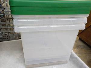 lot 233 image: HMS set of 3 Medium Latched Storage...