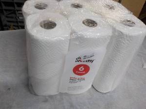 lot 234 image: 6 rolls 2 ply Paper Towels...