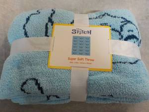 lot 263 image: Disney Stitch Soft Throw...
