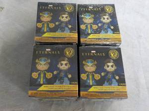 lot 307 image: 4 Marvel Eternals Bobbleheads...