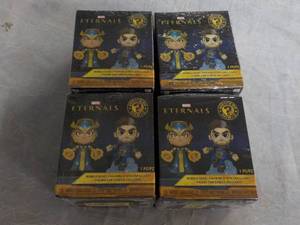 lot 308 image: 4 Marvel Eternals Bobbleheads...