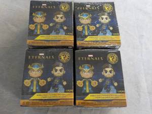 lot 309 image: 4 Marvel Eternals Bobbleheads...