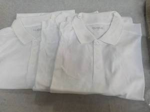 lot 75 image: 3 Clique White Long Sleeve Dress To...