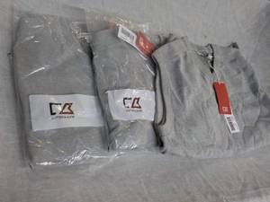 lot 77 image: 3 Cutter and Buck size Small Grey V...