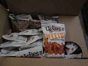 lot 75 image: 24 1.5 oz bags of Uglies sweet pota...