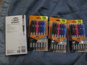 lot 94 image: 4 12 packs of Bic permanent markers...